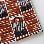 PRE-ORDER NOW, Baffling Belly Barkcloth, Charley Harper Iconic Vol. 2 for Birch Organic Fabrics