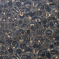 End Papers Basic Cast Iron Barkcloth, Charley Harper Iconic Vol. 2 for Birch Organic Fabrics