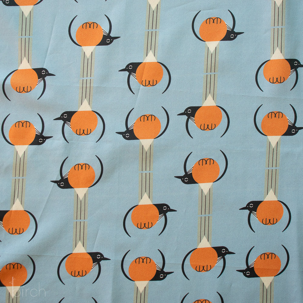 Grosbeak Stagger Charley Harper Michigan Audubon