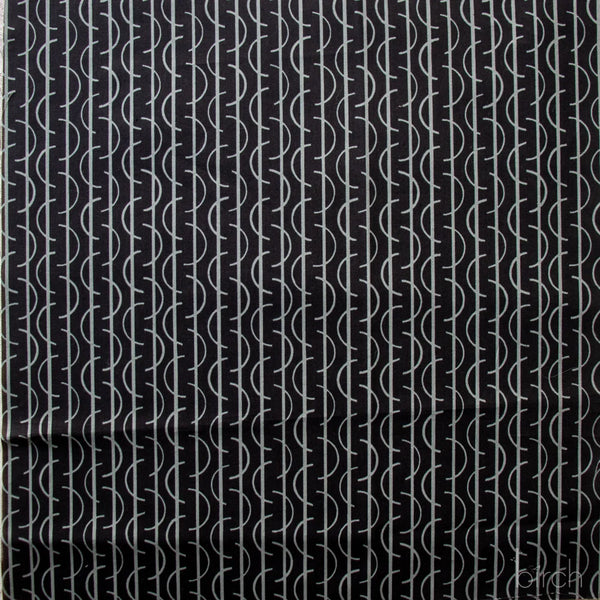 Charley Harper Long Branch - Wool Black Poplin