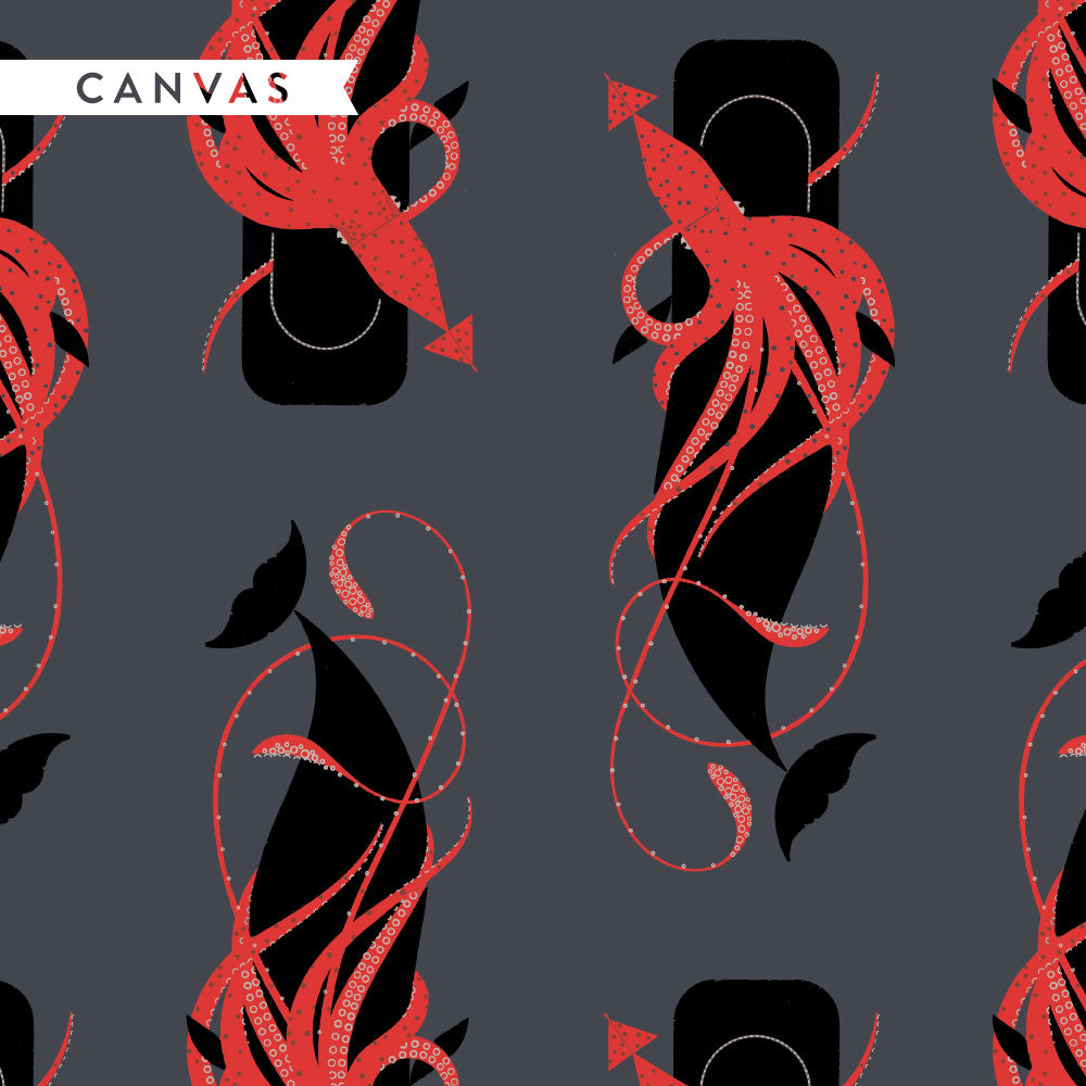 Squid and Whale Canvas
