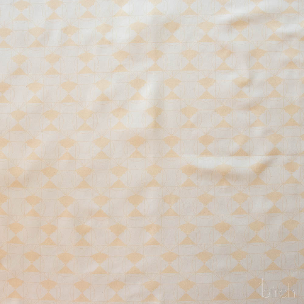 Chickadee End Papers Cream, Charley Harper End Papers Basics from Birch Organic Fabrics
