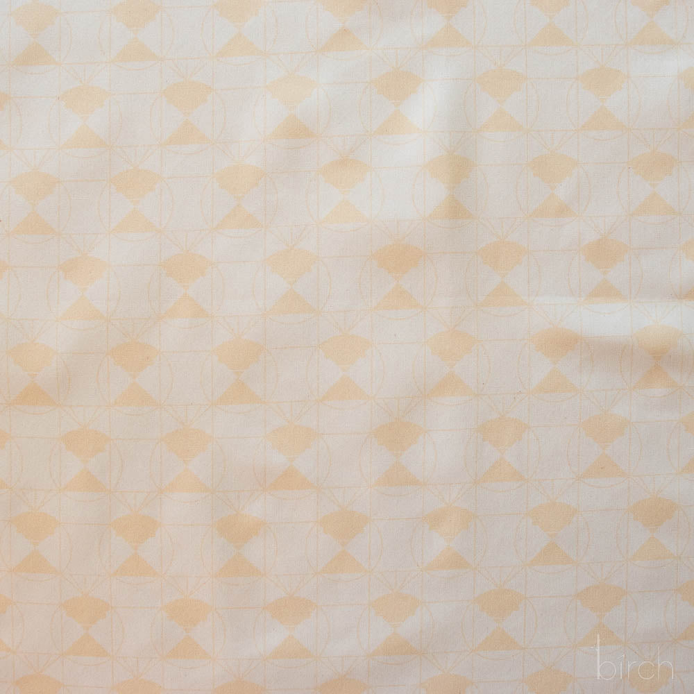 Chickadee End Papers Cream, Charley Harper End Papers Basics from Birch Organic Fabrics