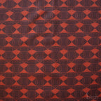 Chickadee End Papers Chocolate Cherry, Charley Harper End Papers Basics from Birch Organic Fabrics