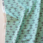 Chickadee End Papers Seafoam, Charley Harper End Papers Basics from Birch Organic Fabrics