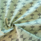 Chickadee End Papers Jade, Charley Harper End Papers Basics from Birch Organic Fabrics