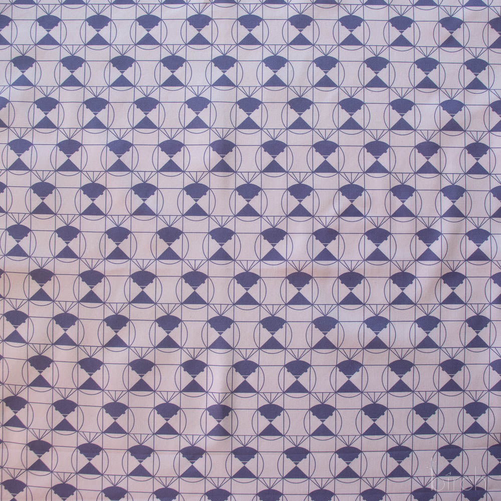 Chickadee End Papers Twilight, Charley Harper End Papers Basics from Birch Organic Fabrics