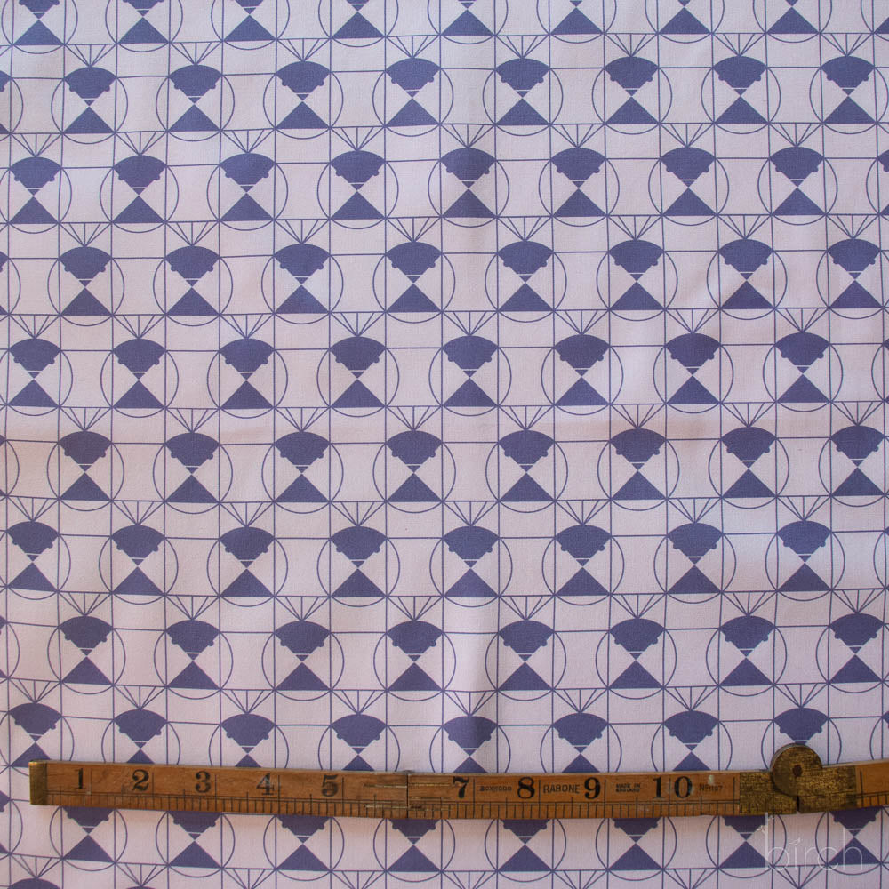 Chickadee End Papers Twilight, Charley Harper End Papers Basics from Birch Organic Fabrics