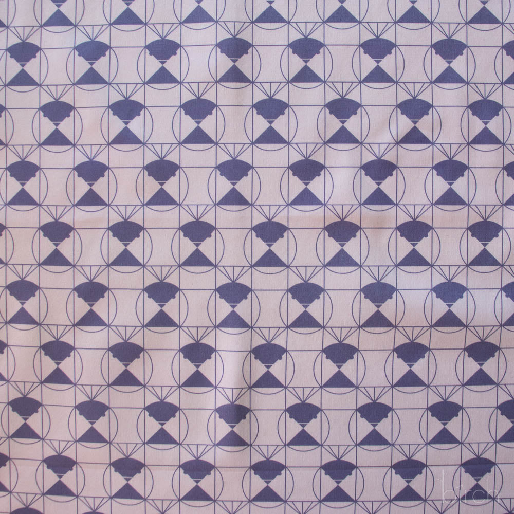 Chickadee End Papers Twilight, Charley Harper End Papers Basics from Birch Organic Fabrics