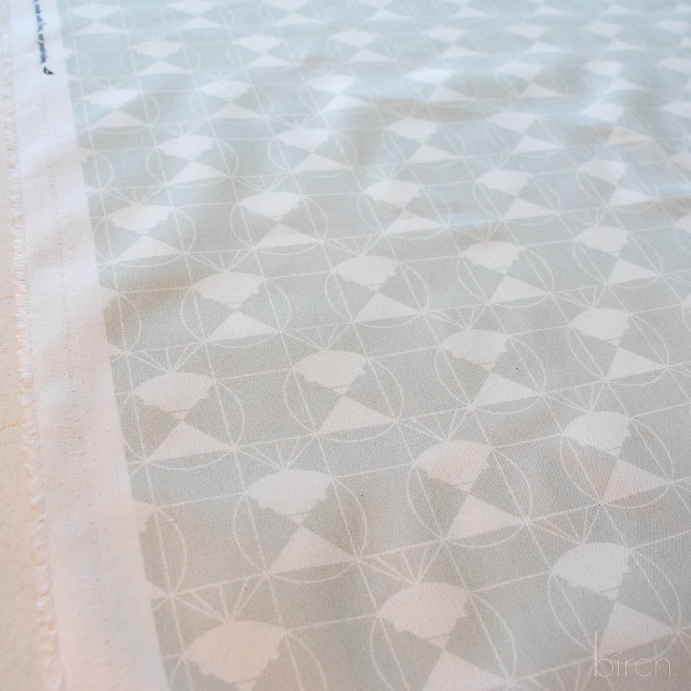 Chickadee End Papers Snow, Charley Harper End Papers Basics from Birch Organic Fabrics