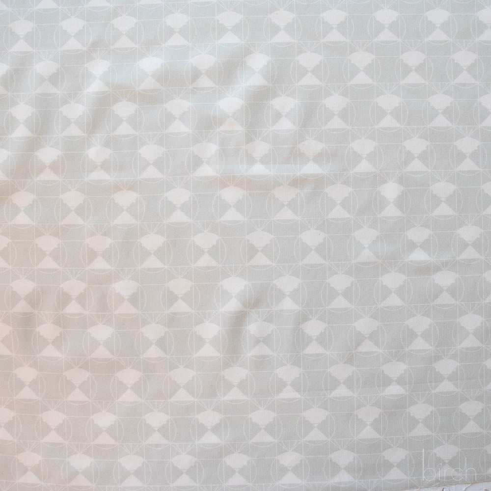Chickadee End Papers Snow, Charley Harper End Papers Basics from Birch Organic Fabrics