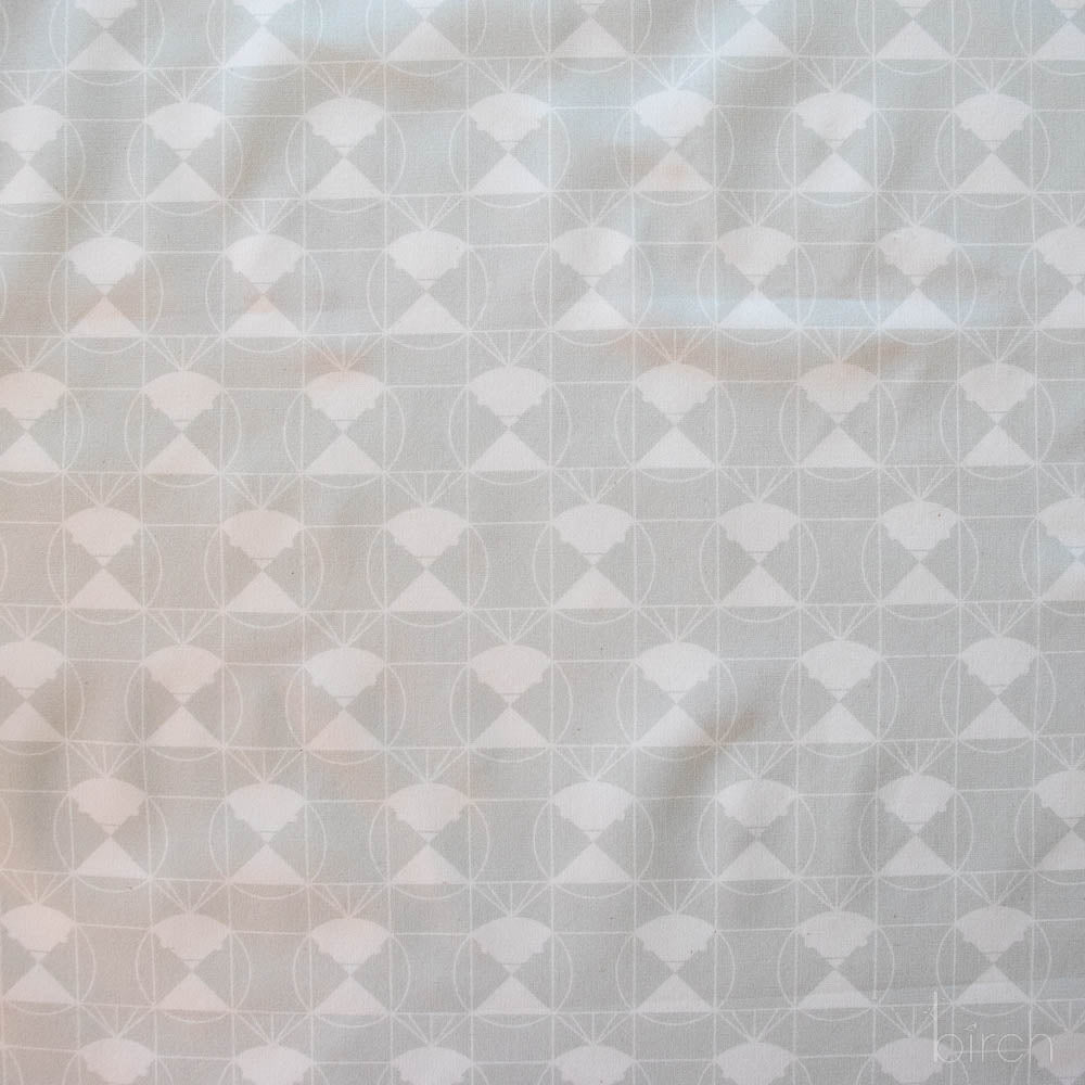 Chickadee End Papers Snow, Charley Harper End Papers Basics from Birch Organic Fabrics