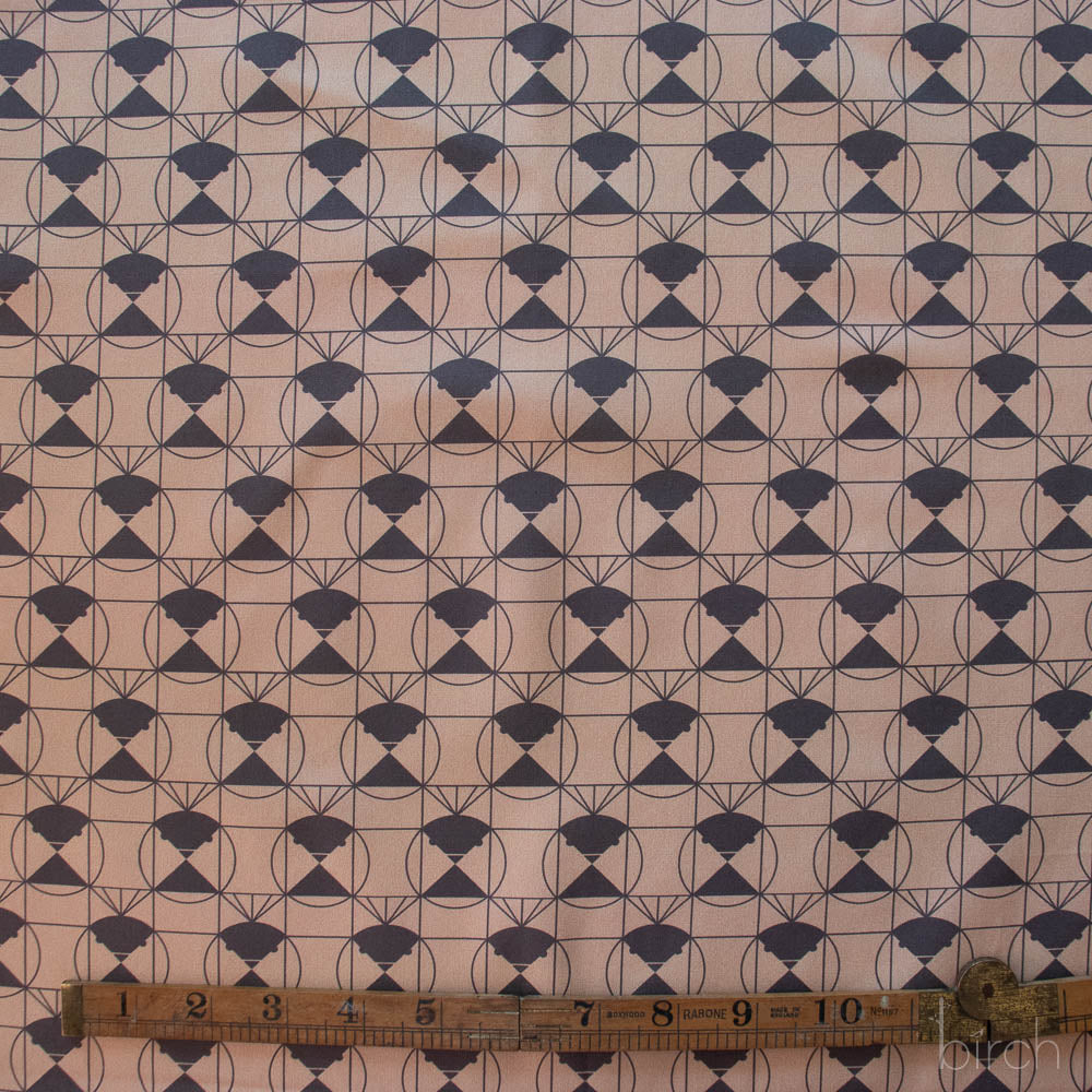 Chickadee End Papers Driftwood, Charley Harper End Papers Basics from Birch Organic Fabrics