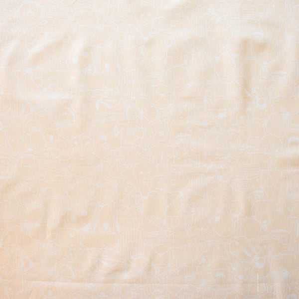 End Papers Cream, Charley Harper End Papers Basics from Birch Organic Fabrics