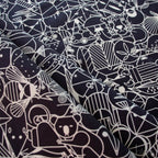 End Papers Black, Charley Harper End Papers Basics from Birch Organic Fabrics Chickadee End Papers Driftwood, Charley Harper End Papers Basics from Birch Or