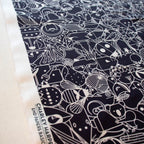 End Papers Black, Charley Harper End Papers Basics from Birch Organic Fabrics Chickadee End Papers Driftwood, Charley Harper End Papers Basics from Birch Or