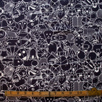 End Papers Black, Charley Harper End Papers Basics from Birch Organic Fabrics Chickadee End Papers Driftwood, Charley Harper End Papers Basics from Birch Or