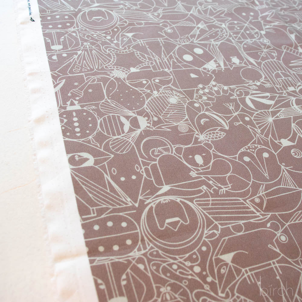 End Papers Pebble, Charley Harper End Papers Basics from Birch Organic Fabrics