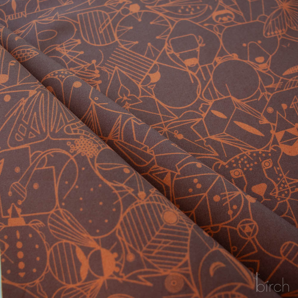 End Papers Earth, Charley Harper End Papers Basics from Birch Organic Fabrics