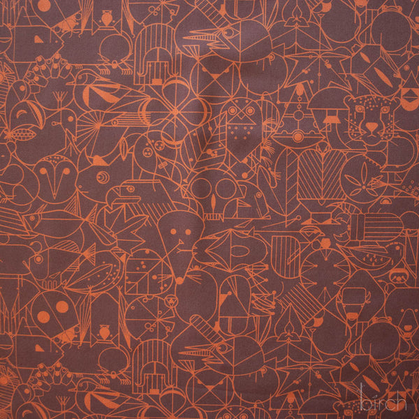 End Papers Earth, Charley Harper End Papers Basics from Birch Organic Fabrics