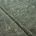 End Papers Jade, Charley Harper End Papers Basics from Birch Organic Fabrics