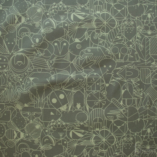 End Papers Jade, Charley Harper End Papers Basics from Birch Organic Fabrics