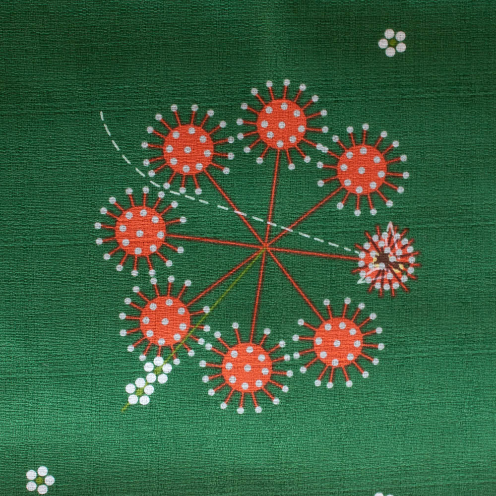 Flowers Feast Barkcloth