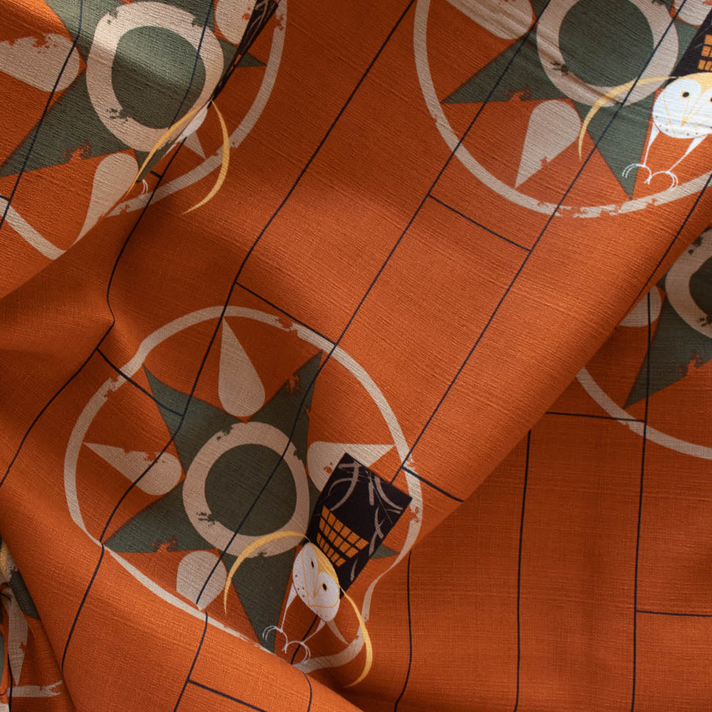 Hexit Barkcloth Charley Harper