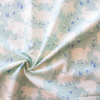 Little Lamb Mint, Homestead by Emily Isabella for Birch Organic Fabrics