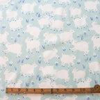 Little Lamb Mint, Homestead by Emily Isabella for Birch Organic Fabrics