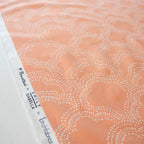 Clouds Apricot, Homestead by Emily Isabella for Birch Organic Fabrics