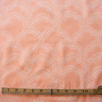 Clouds Apricot, Homestead by Emily Isabella for Birch Organic Fabrics