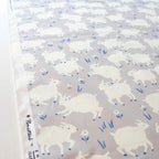 Little Lamb Fog, Homestead by Emily Isabella for Birch Organic Fabrics