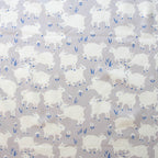 Little Lamb Fog, Homestead by Emily Isabella for Birch Organic Fabrics