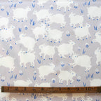 Little Lamb Fog, Homestead by Emily Isabella for Birch Organic Fabrics