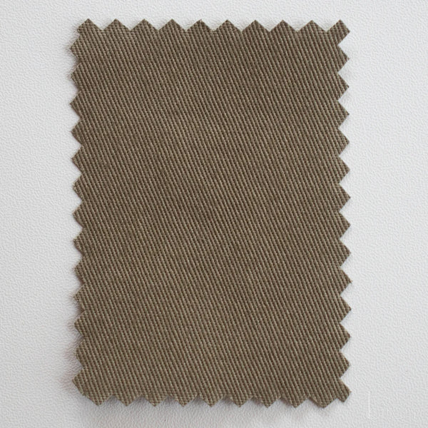 Organic Twill Solids - Sepia Green