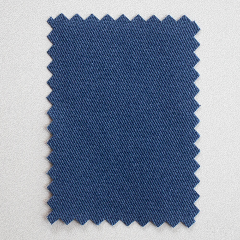 Organic Twill Solids - Trouser Blue