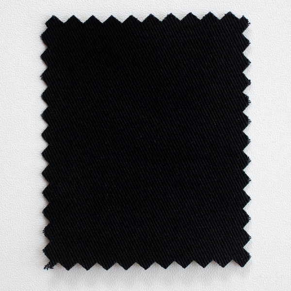 Organic Twill Solids - Black
