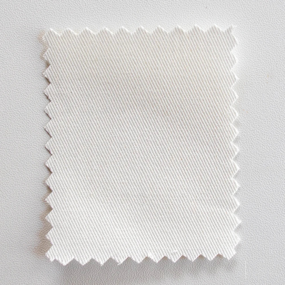 Organic Twill Solids - Natural