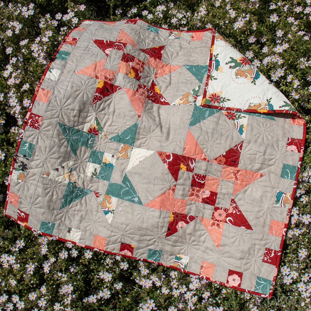 Trigger Almond Milk, Tall Tales Vol. 2 by Arleen Serge for Birch Organic Fabrics
