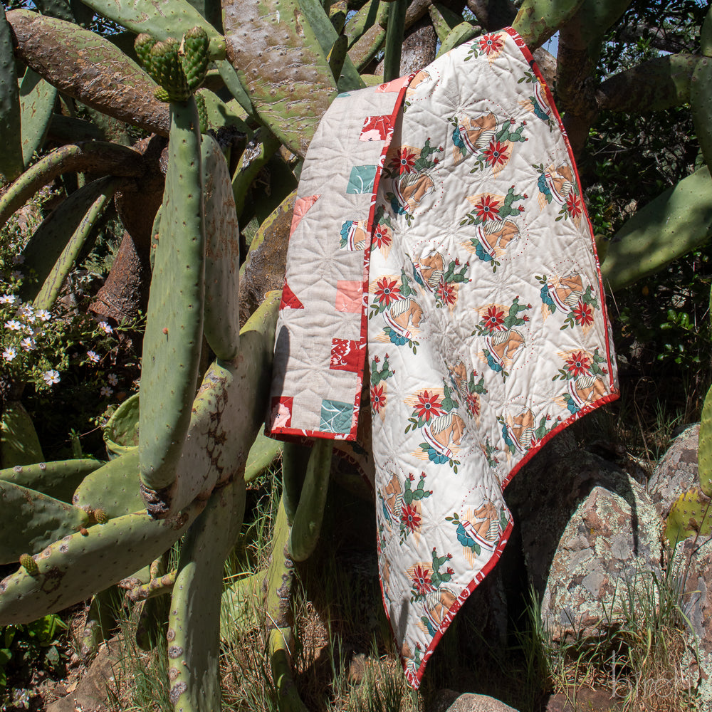 Trigger Almond Milk, Tall Tales Vol. 2 by Arleen Serge for Birch Organic Fabrics