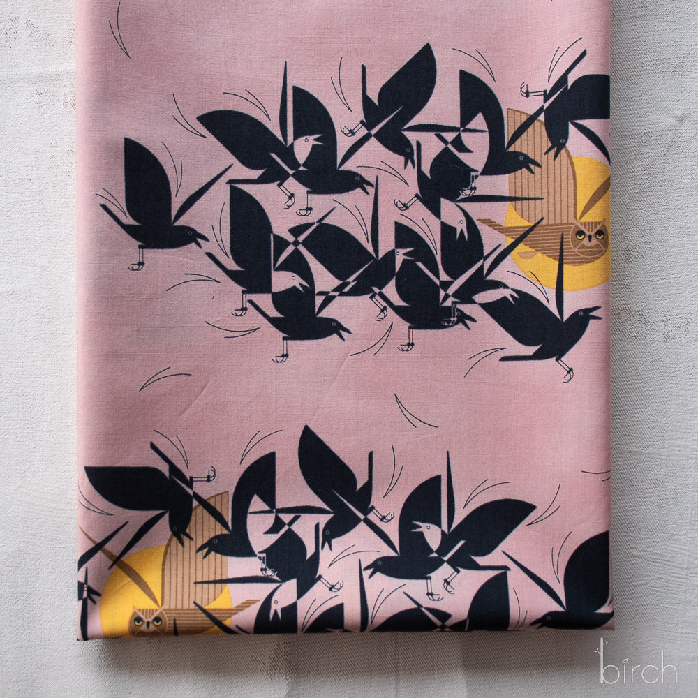 Owltercation, Charley Harper Iconic Vol. 2 for Birch Organic Fabrics