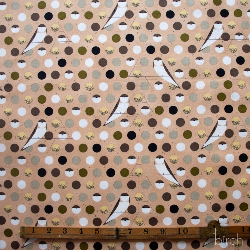 Bank Swallow Brown, Charley Harper Iconic Vol. 2 for Birch Organic Fabrics