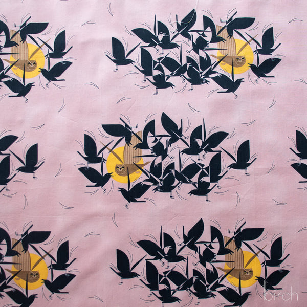 Owltercation, Charley Harper Iconic Vol. 2 for Birch Organic Fabrics