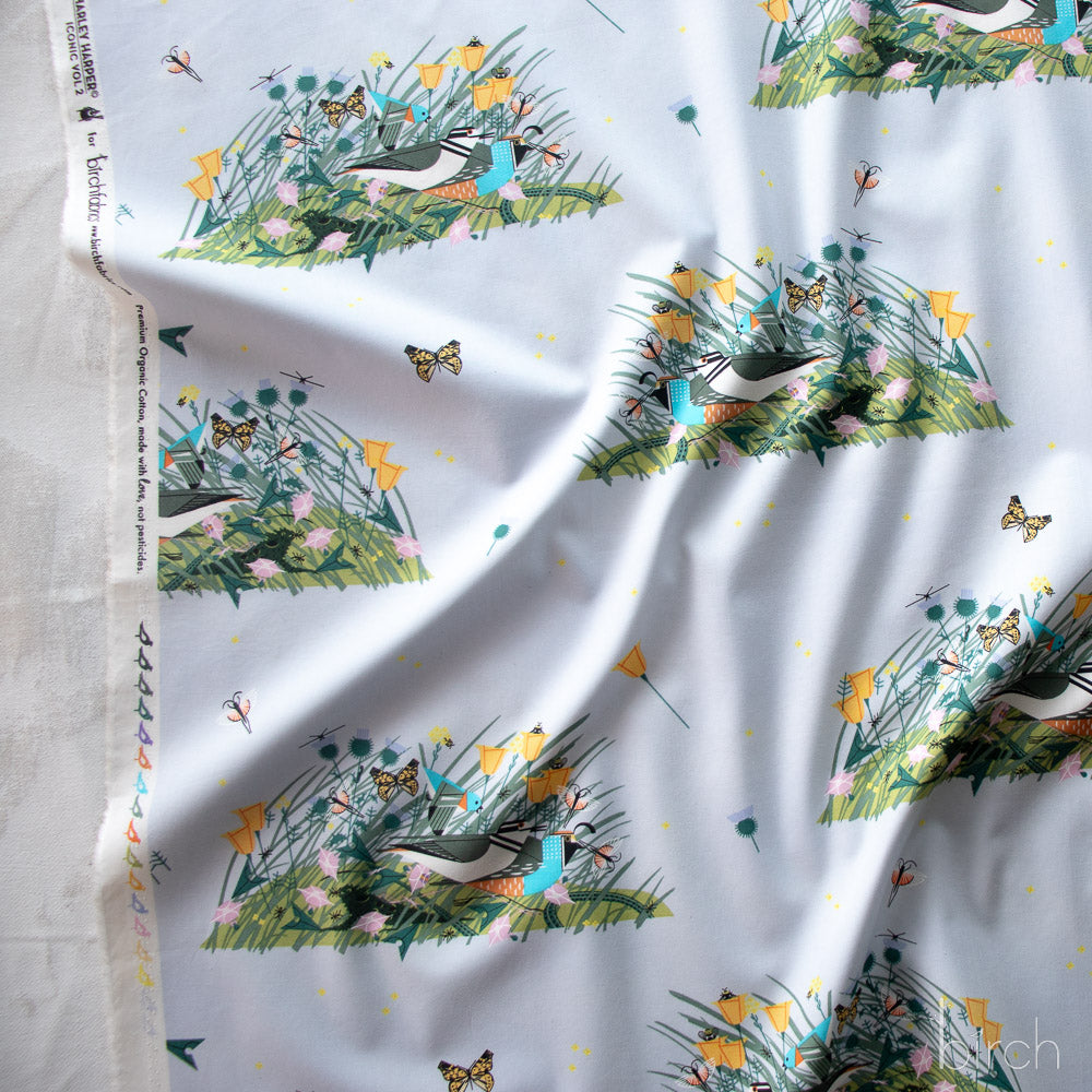Small Once There Was A Field, Charley Harper Iconic Vol. 2 for Birch Organic Fabrics