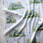 Small Once There Was A Field, Charley Harper Iconic Vol. 2 for Birch Organic Fabrics