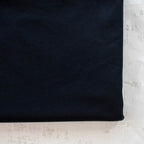 Black Solid Interlock Knit by Birch Organic