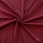 Mulberry Solid Interlock Knit by Birch Organic