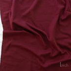 Mulberry Solid Interlock Knit by Birch Organic