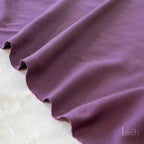 Raisin Solid Interlock Knit by Birch Organic